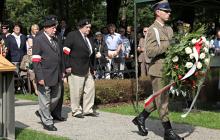 Apel Pamięci w miejscu zbombardowanego w 1944 roku Pasażu Simonsa (31 sierpnia 2014 r.)