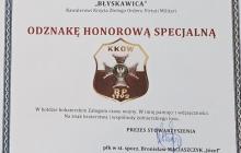 Uhonorowanie ORP "Błyskawica" Odznaką Honorową Specjalną Stowarzyszenia-Klubu VM