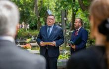 100. rocznica urodzin gen. Stanisława Komornickiego "Nałęcza" - uroczystość na Powązkach Wojskowych