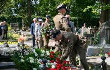 100. rocznica urodzin gen. Stanisława Komornickiego "Nałęcza" - uroczystość na Powązkach Wojskowych